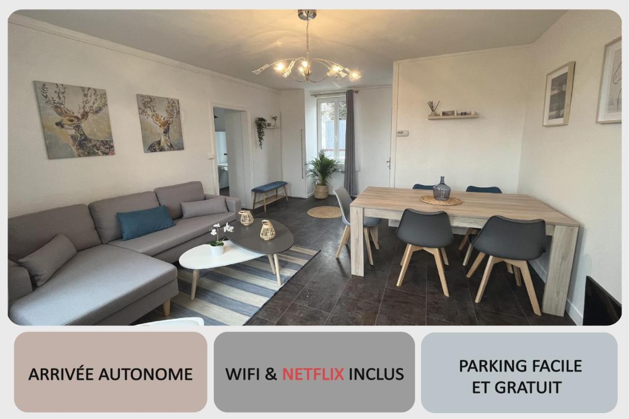 Triplex Carnot - Proche Docks 76, Kindarena Et Centre Ville De Rouen - Stationnement Gratuit - Netflix - Wifi Deville-les-Rouen Luaran gambar